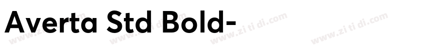Averta Std Bold字体转换 Averta Std Bold字体转换